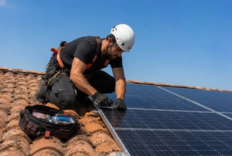 Maintenance et monitoring de panneaux solaires à Suze