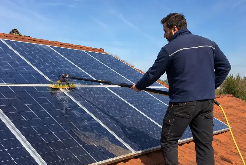 Nettoyage et entretien de panneaux solaires à Suze